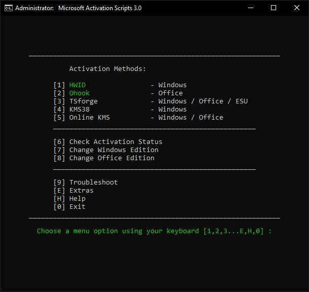 一键永久激活windows11